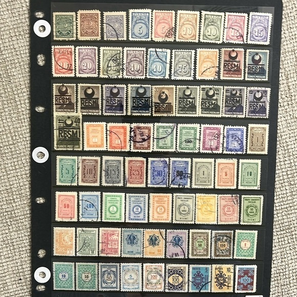 Other - Turkey Postage Stamps #1